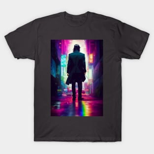 John wick in a neon city T-Shirt